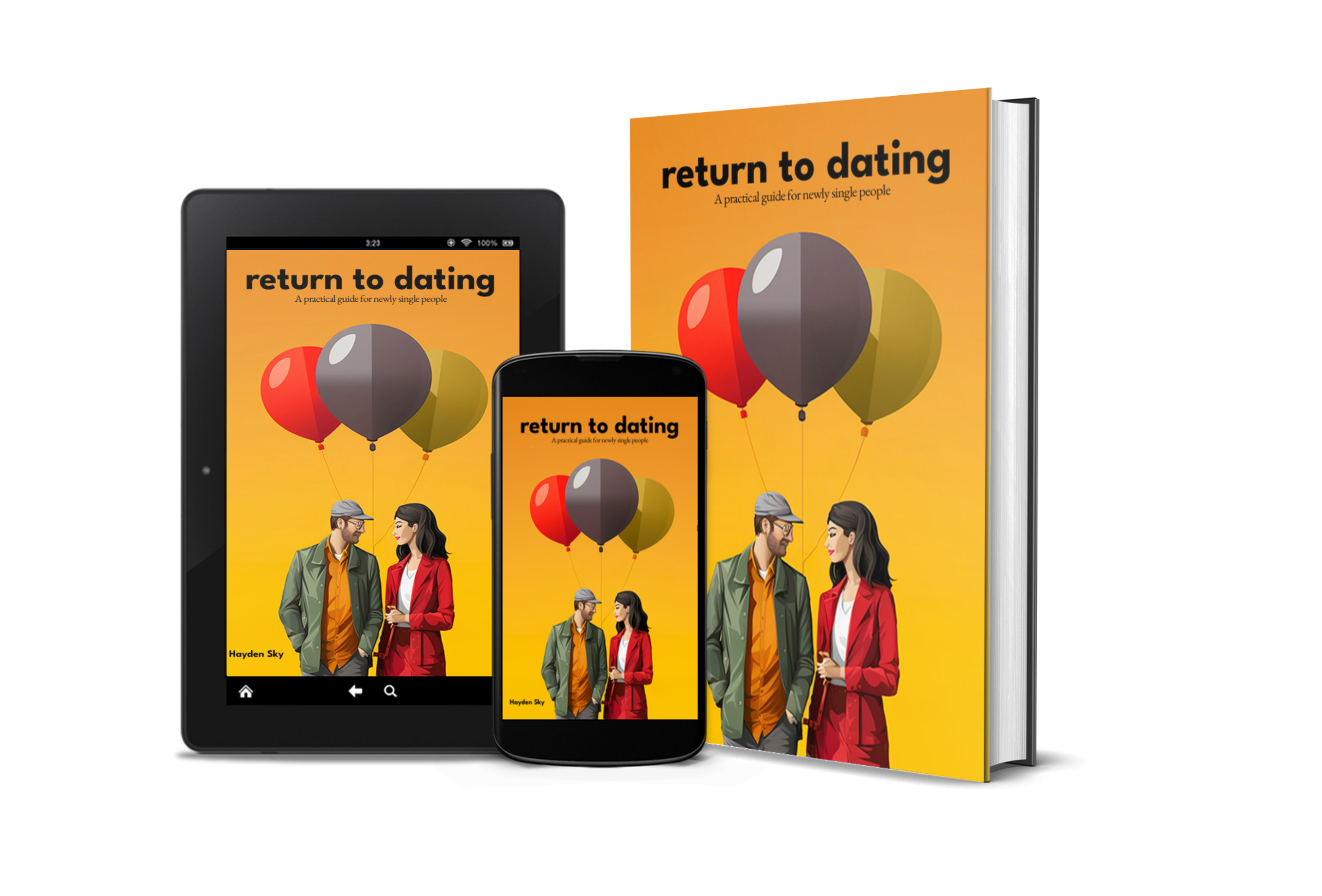 Return to Dating Book Mockup